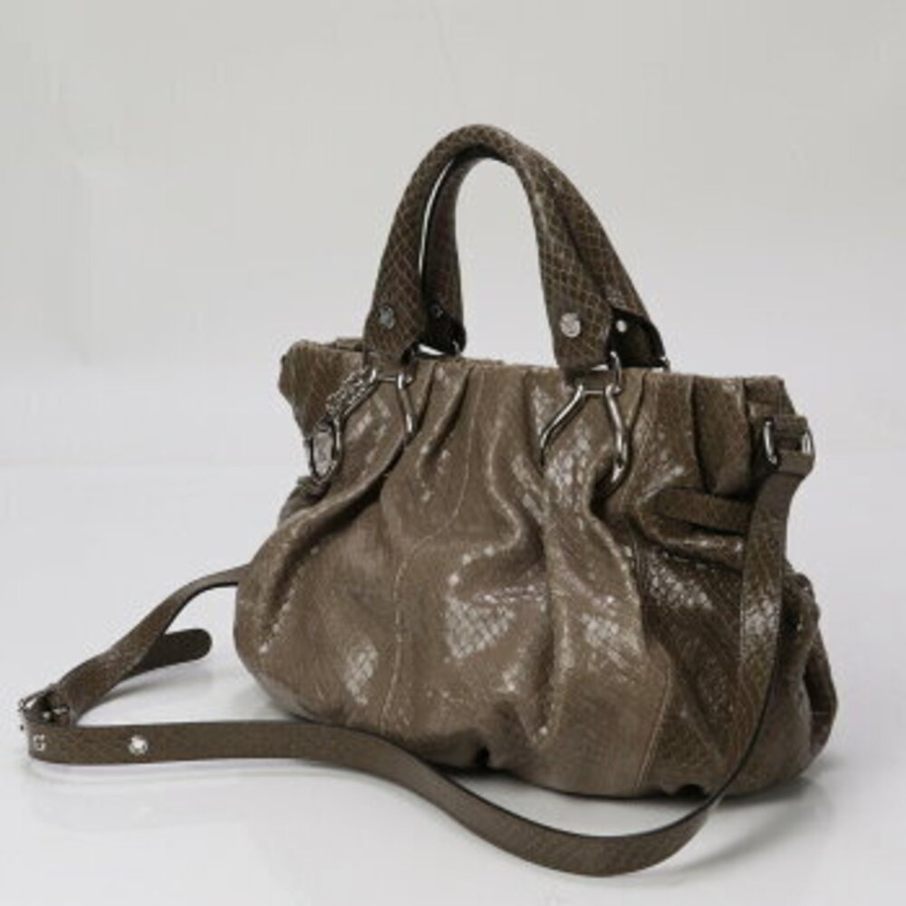 Celine Pillow Python Crocodile Leather Crossbody … - image 3